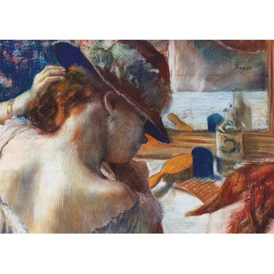 Puzzle Dtoys-73938 Degas Edgar - Vor dem Spiegel