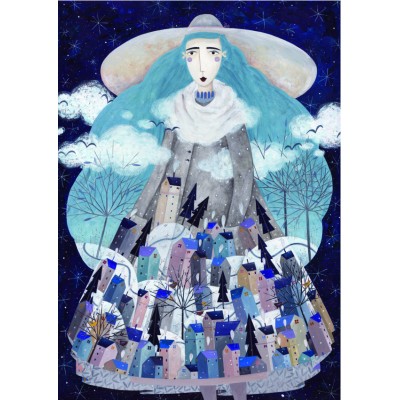 Puzzle Dtoys-74669 Andrea Kürti - Winter