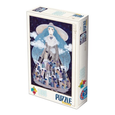 Puzzle Dtoys-74669 Andrea Kürti - Winter