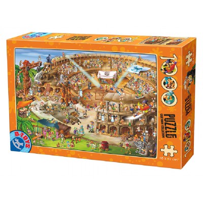 Puzzle Dtoys-74676 Cartoon Collection - Kolosseum