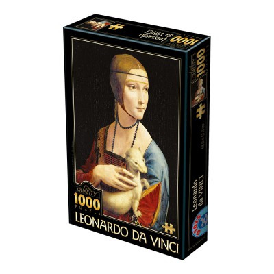 Puzzle Dtoys-74973 Leonardo da Vinci: Dame mit dem Hermelin