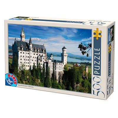 Puzzle DToys-75307 Deutschland: Schloss Neuschwanstein