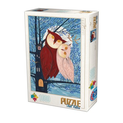 Puzzle Dtoys-75758 Owl Tales