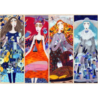Puzzle Dtoys-75819 Andrea Kürti - Seasons