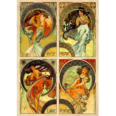 Puzzle Dtoys-75895 Mucha - Arts