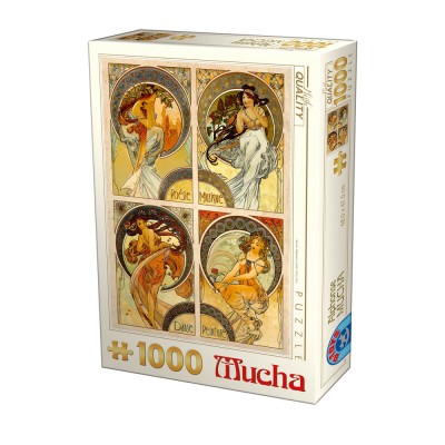 Puzzle Dtoys-75895 Mucha - Kunst