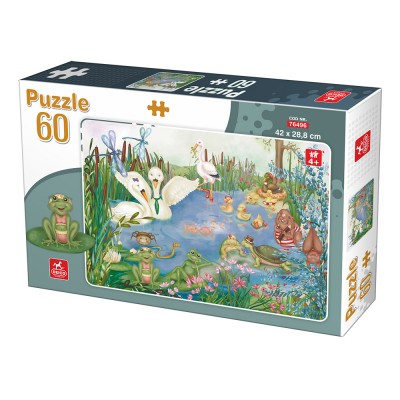 Puzzle Dtoys-76496 Lake Animals