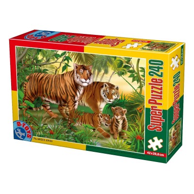 Puzzle Dtoys-78254 Animaux Sauvages - Tigres