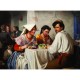 Carl Bloch : In a Roman Osteria