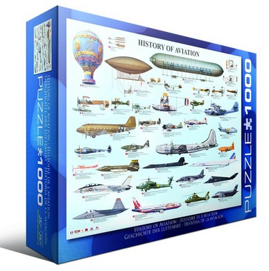 Puzzle Eurographics-6000-0086 Geschichte der Luftfahrt