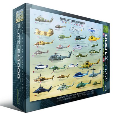 Puzzle Eurographics-6000-0088 Military Helicopters
