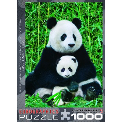 Puzzle Eurographics-6000-0173 La Famille Panda