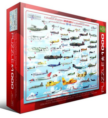 Puzzle Eurographics-6000-0231 Geschichte der Kanadischen Luftfahrt