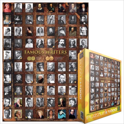 Puzzle Eurographics-6000-0249 Berühmte Schriftsteller