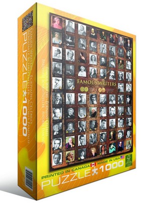 Puzzle Eurographics-6000-0249 Berühmte Schriftsteller