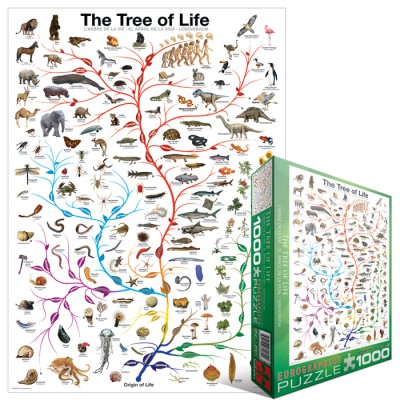 Puzzle Eurographics-6000-0282 Die Evolution - Der Baum des Lebens