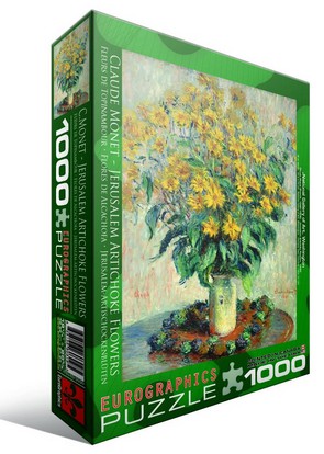 Puzzle Eurographics-6000-0319 Claude Monet - Gartenkürbis Blumen