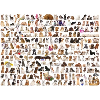 Puzzle Eurographics-6000-0581 Un Monde de Chien