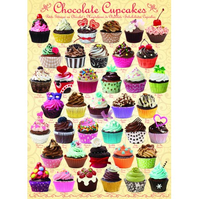 Puzzle Eurographics-6000-0587 Cupcakes au chocolat