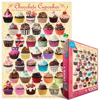 Puzzle Eurographics-6000-0587 Cupcakes au chocolat