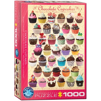 Puzzle Eurographics-6000-0587 Cupcakes au chocolat