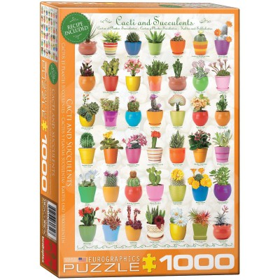Puzzle Eurographics-6000-0654 Kaktus und Sukkulenten
