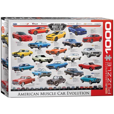 Puzzle Eurographics-6000-0682 Muscle Car Evolution