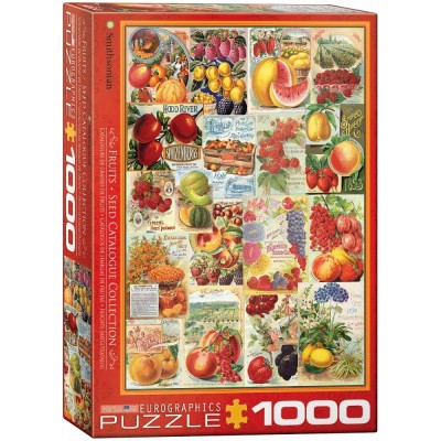 Puzzle Eurographics-6000-0818 Früchte-Saatgutkatalog