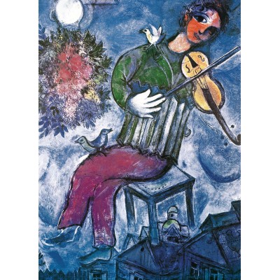 Puzzle Eurographics-6000-0852 Marc Chagall - Le Violoniste Bleu