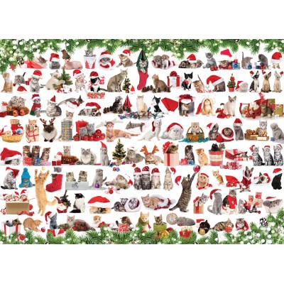 Puzzle Eurographics-6000-0940 Holiday Cats