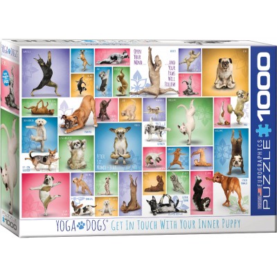 Puzzle Eurographics-6000-0954 Yoga Dogs