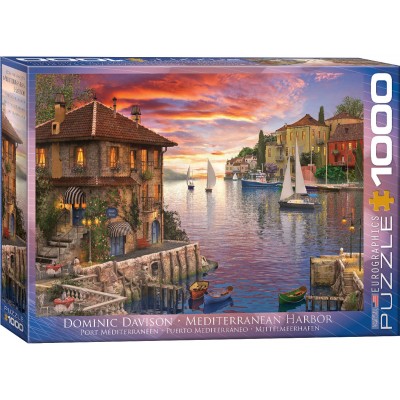 Puzzle Eurographics-6000-0962 Dominic Davison - Mediterranean Harbor