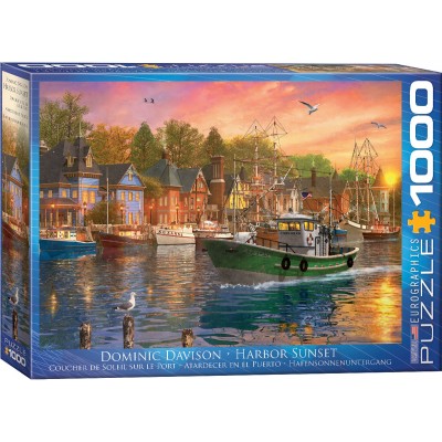 Puzzle Eurographics-6000-0969 Dominic Davison - Harbor Sunset