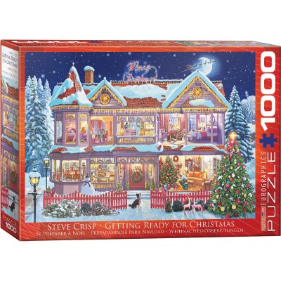 Puzzle Eurographics-6000-0973 Steve Crisp - Getting Ready Christmas