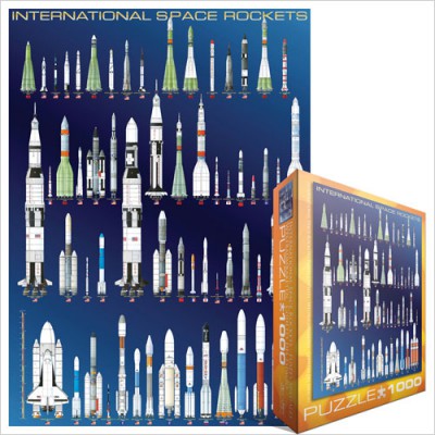 Puzzle Eurographics-6000-1015 Internationale Weltraumraketen