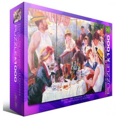Puzzle Eurographics-6000-2031 Pierre-Auguste Renoir: Frühstück der Ruderer