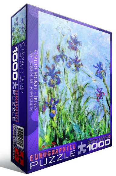 Puzzle Eurographics-6000-2034 Claude Monet: Schwertlilien (Detail)