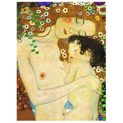 Puzzle Eurographics-6000-2776 Gustav Klimt : Trois Âges de Femme, Mère et Enfant (détail)