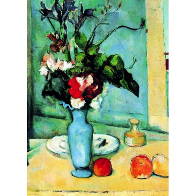 Puzzle Eurographics-6000-3802 Paul Cezanne : Le Vase Bleu (détail)