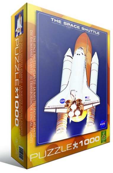 Puzzle Eurographics-6000-4954 Die Raumfähre Atlantis NASA