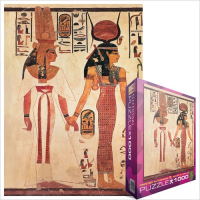 Puzzle Eurographics-6000-5097 Ägypten: Nefertari, geführt von Isis