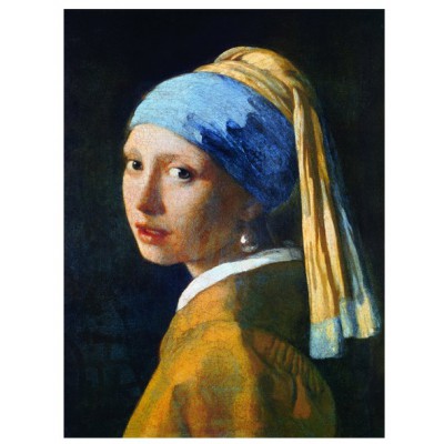 Puzzle Eurographics-6000-5158 Vermeer Johannes : La Jeune Fille à la Perle, 1665