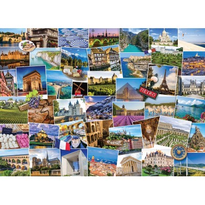 Puzzle Eurographics-6000-5466 Globetrotter France