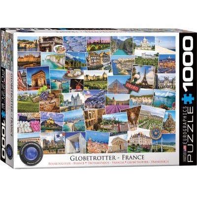 Puzzle Eurographics-6000-5466 Globetrotter France