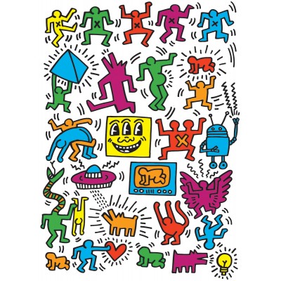 Puzzle Eurographics-6000-5513 Keith Haring - Collage