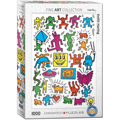Puzzle Eurographics-6000-5513 Keith Haring - Collage