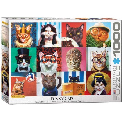 Puzzle Eurographics-6000-5522 Funny Cats