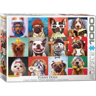 Puzzle Eurographics-6000-5523 Funny Dogs