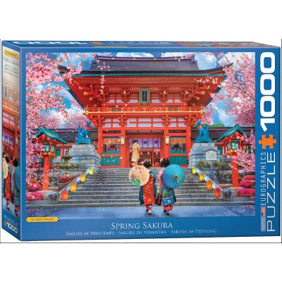 Puzzle Eurographics-6000-5533 Sakura au Printemps
