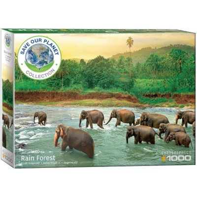 Puzzle Eurographics-6000-5540 Save our Planet Collection - Regenwald